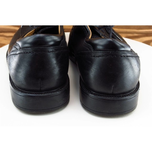 Bass & Co Shoes Sz 10 M Black Derby Oxfords Leather Men Norwood - Picture 5 of 9